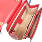 Gucci // Queen Margaret Leather Bag // Blue + Red + White + Pink // Pre-Owned