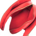 Louis Vuitton // Monogram-Coated Canvas + Leather Handbag // Monogram Brown + Rouge // Pre-Owned