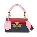 Gucci // Queen Margaret Leather Bag // Blue + Red + White + Pink // Pre-Owned