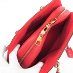 Louis Vuitton // Monogram-Coated Canvas + Leather Handbag // Monogram Brown + Rouge // Pre-Owned