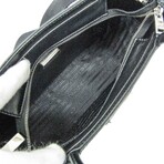 Prada // Brushed Leather Handbag // Black // Pre-Owned