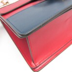 Gucci // Queen Margaret Leather Bag // Blue + Red + White + Pink // Pre-Owned