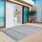 Provo Natura - Machine Woven Performance // Ivory/Blue - Botanical (2’7” x 3’11”)