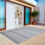 Provo Natura - Machine Woven Performance // Ivory/Blue - Botanical (2’7” x 3’11”)