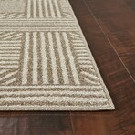 Lucia Westport - Machine Woven Performance // Beige - Abstract/Geometric (3'3" x 4'11")