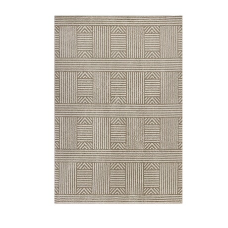 Lucia Westport - Machine Woven Performance // Beige - Abstract/Geometric (3'3" x 4'11")