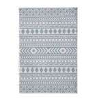 Provo Natura - Machine Woven Performance // Ivory/Aqua - Botanical (2’7” x 3’11”)