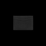 Saffiano Leather Card Holder // Black