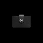 Saffiano Leather Card Case // Black