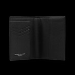 Saffiano Leather Passport Holder // Black