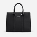Saffiano Leather Tote Bag // Black