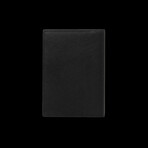 Saffiano Leather Passport Holder // Black