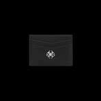 Saffiano Leather Card Holder // Black