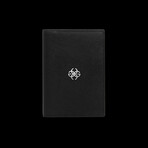 Saffiano Leather Passport Holder // Black