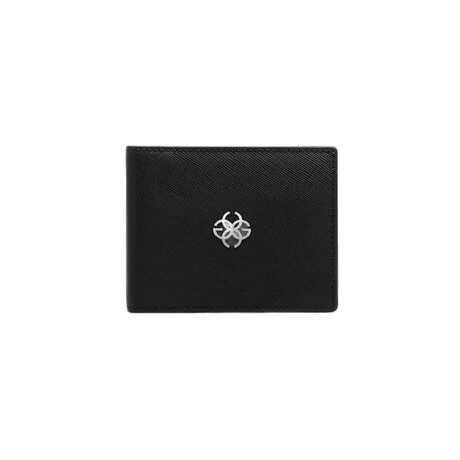 Saffiano Leather Wallet // Black