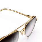 Pilot Sunglasses // Gold