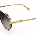 Pilot Sunglasses // Gold