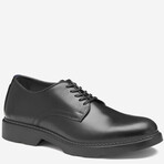 Leather Huxley Plain Toe Derby // Black (8)