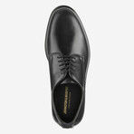 Leather Huxley Plain Toe Derby // Black (8)