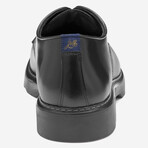 Leather Huxley Plain Toe Derby // Black (8)