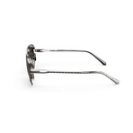 Pilot Sunglasses // Silver