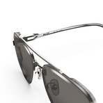 Pilot Sunglasses // Silver