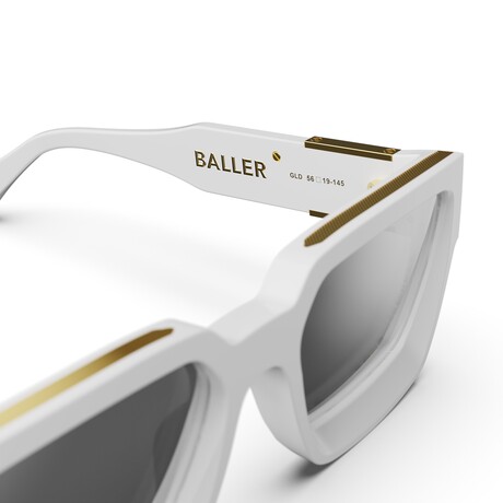 Baller Sunglasses // White