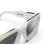 Baller Sunglasses // White