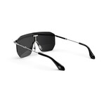Raver Sunglasses // Silver