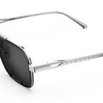 Glider Sunglasses // Silver