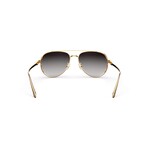 Pilot Sunglasses // Gold