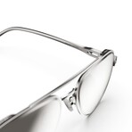 Pilot Sunglasses // Silver