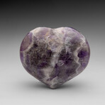 Polished Chevron Amethyst Heart From Brazil // V3
