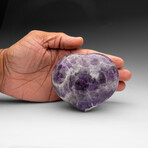 Polished Chevron Amethyst Heart From Brazil // V4