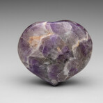 Polished Chevron Amethyst Heart From Brazil // V1