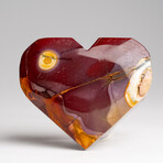 Genuine Polished Mookaite Heart From Brazil // Small V2