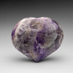 Polished Chevron Amethyst Heart From Brazil // V2