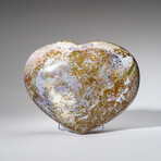 Polished Ocean Jasper Heart From Madagascar // V1