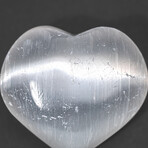 Selenite Crystal Heart From Morocco // Small