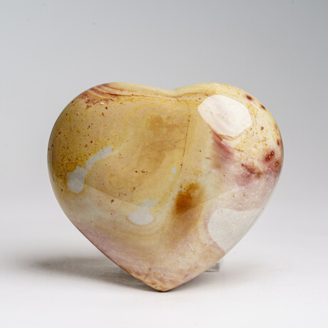 Genuine Polished Polychrome Jasper Heart