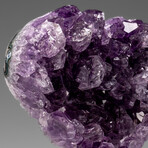 Genuine Amethyst Crystal Cluster Heart From Uruguay // V2
