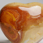 Genuine Polished Polychrome Jasper Heart