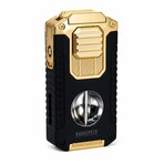 5-in-1 Triple Jet Cigar Lighter (Gold)