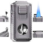 5-in-1 Triple Jet Cigar Lighter (Gold)