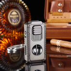 5-in-1 Triple Jet Cigar Lighter (Gold)