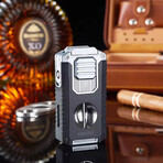 5-in-1 Triple Jet Cigar Lighter (Gold)
