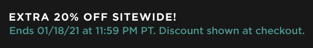 MLK sitewide 20% off (banners)
