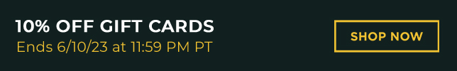 3 Day Gift Card 10% Off Promo (Banners)