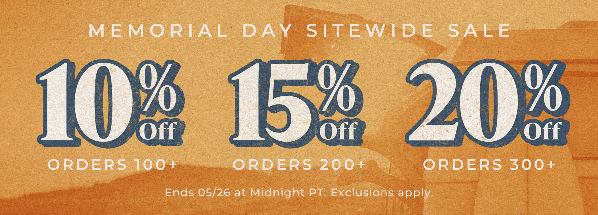 Memorial Day Sitewide (banners)