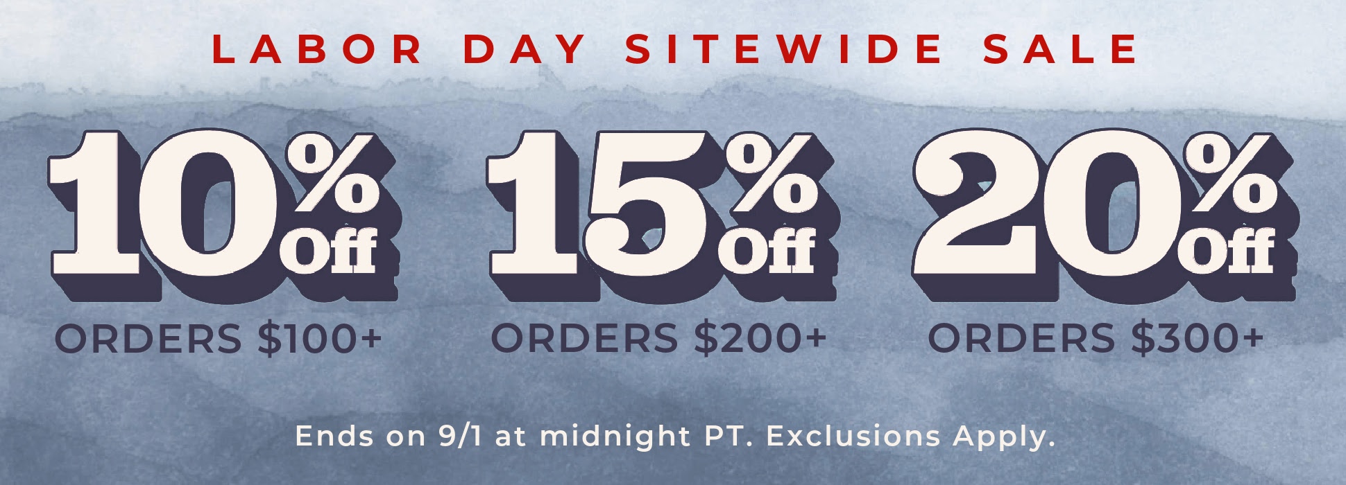 Labor Day Sitewide